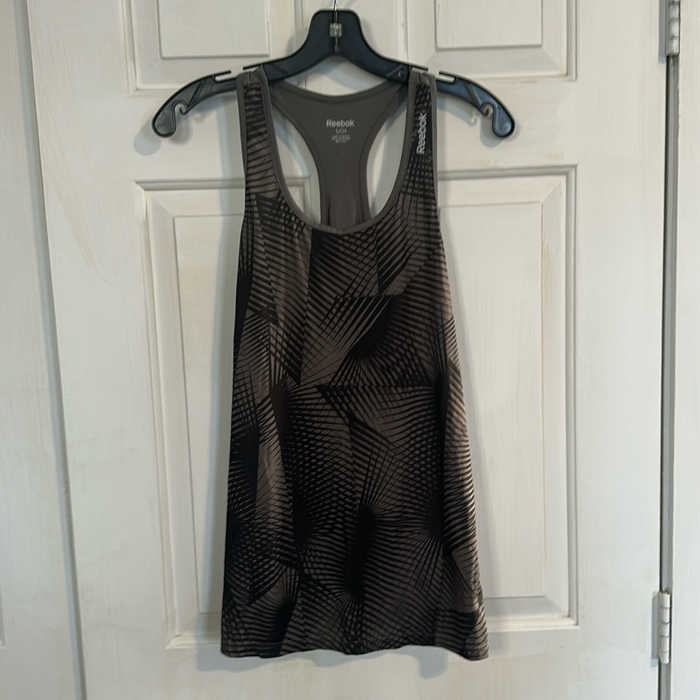 Reebok Grey and Black Tank size small Like New!